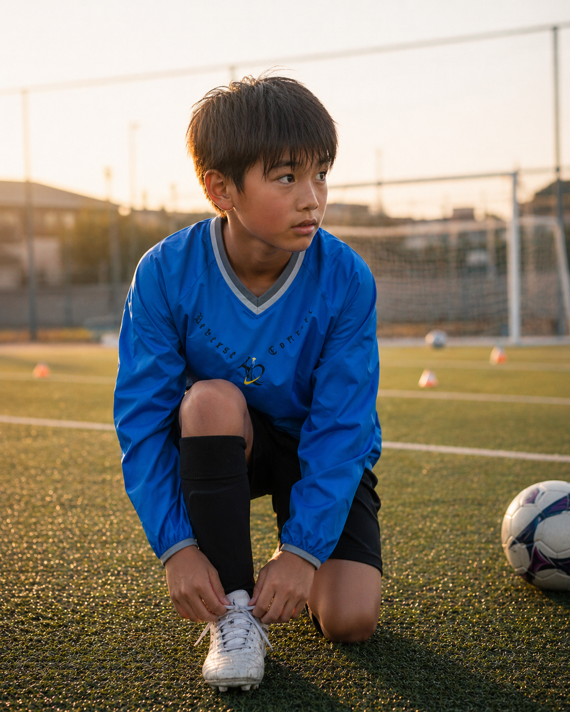 サッカー・ピステ(Color:ブルー)、タグレス仕様・税込/送料込 サッカー・ピステ(Color:ブルー)、タグレス仕様・税込/送料込